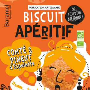 Biscuit Apéritif - Comté Piment espelette - 100gr